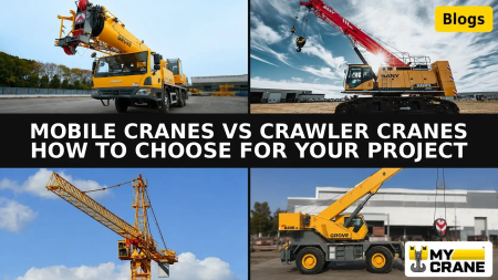 Mobile Cranes vs Crawler Cranes: How to Choose for Your Project | MYCRANE - анонс