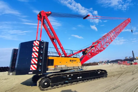 200 Ton Crawler Crane for Rent in Dammam | MYCRANE - анонс