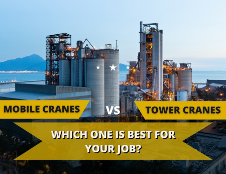 Mobile Cranes vs.Tower Cranes: Which One is Best for Your Job? - анонс