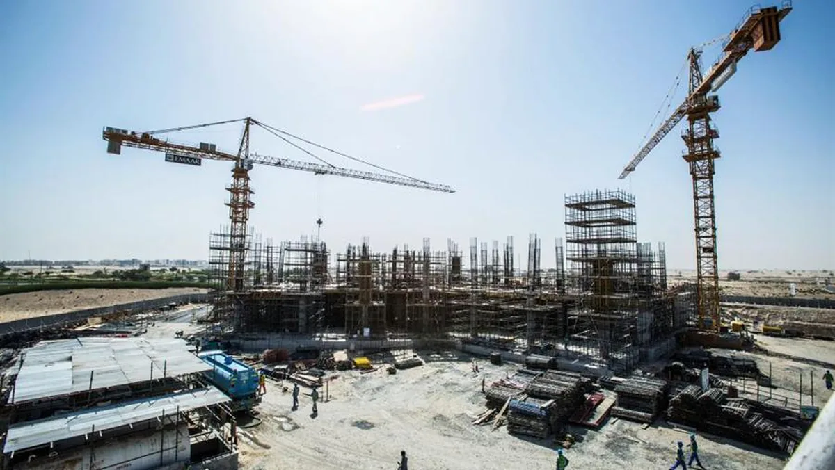 Construction project in Saudi Arabia — crane hire demand driven by Vision 2030